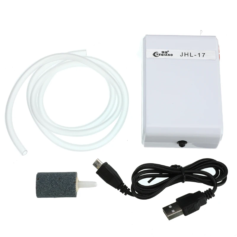 Воздушный насос для аквариума с зарядкой от USB перезаряжаемая литиевая батарея