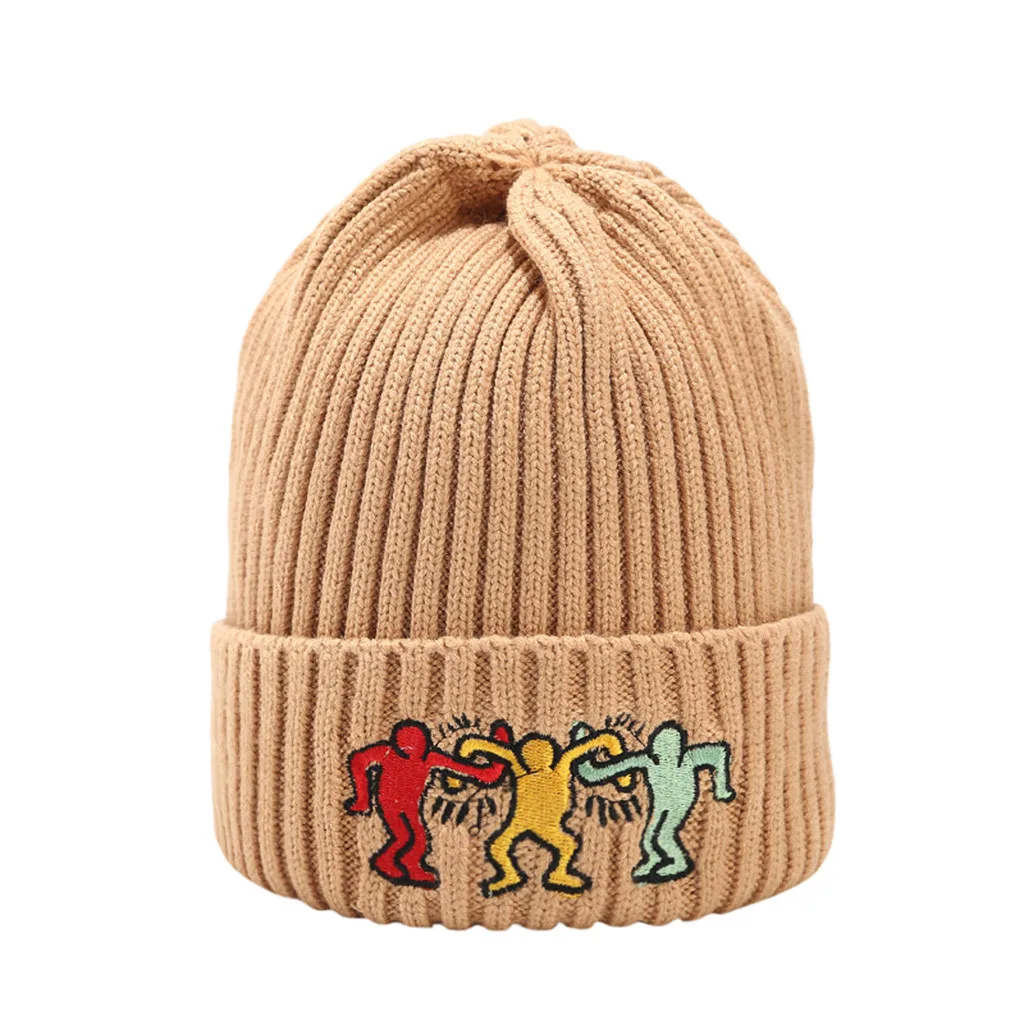 Мужские и женские вельветовые шапки с мультяшным рисунком защита для ушей офиса