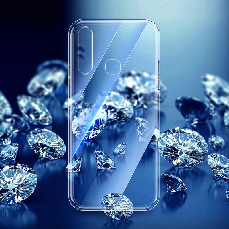 Мягкий силиконовый чехол для мобильного телефона VIVO Z5X задняя крышка из