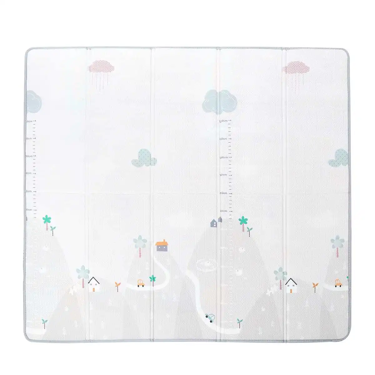 Mountain Park Складной LDPE мультяшный детский игровой коврик 200*180 см детский коврик-пазл детский коврик для ползания детский коврик Детские коврики для игры ковер - Цвет: Mountain Park