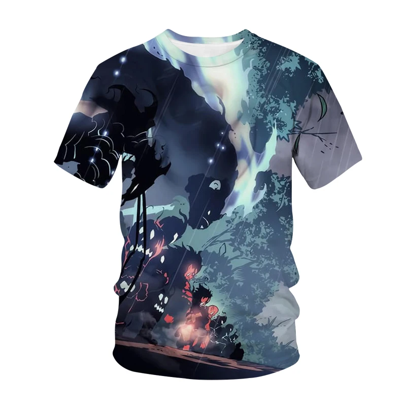 

2021 Classic Hot Sale Anime Solo Leveling T-shirt 3d Printed Summer Fashion Popular Short-sleeved Casual Unisex Harajuku Tops