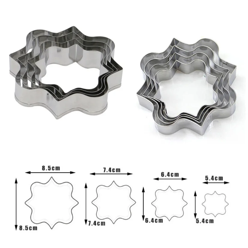 4 шт./компл. Свадебные Farme печенье набор из быстрорежущей инструментальной стали