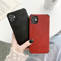 suitable for iphone 11 12 pro max shockpro of tpu plain skin phone case suitable for iphone x xr xs max 7 8 plus se back cover