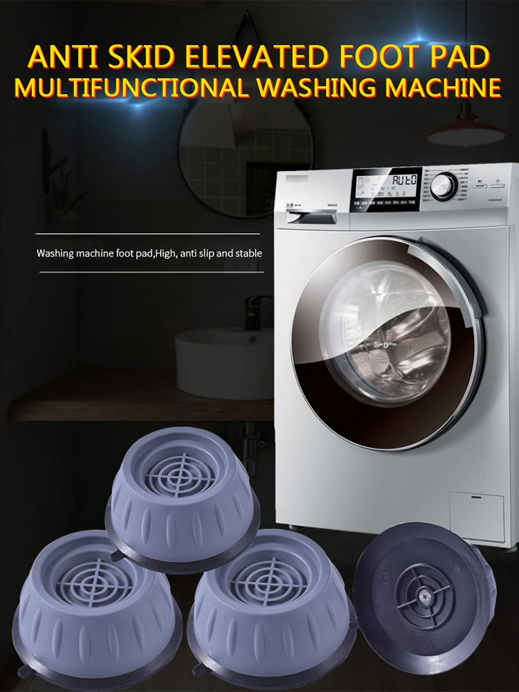 

4/2 шт., Нескользящие Коврики для стиральной машины, с шумоподавлением