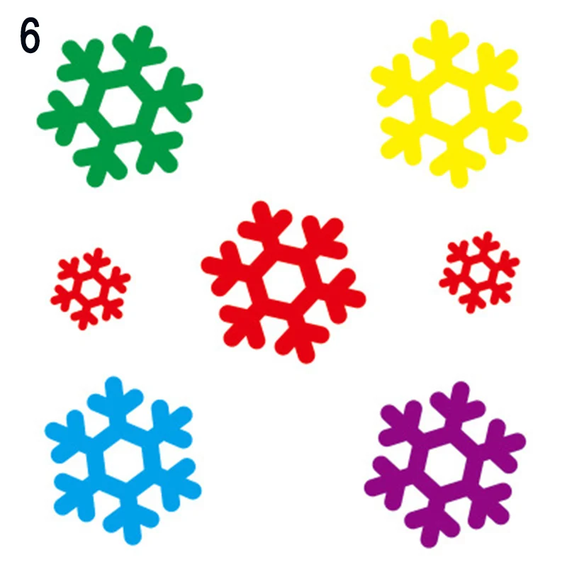 

Christmas Window Stickers Christmas Decorations Window Clings DIY Cartoon Sticker Kids Xmas Gift KSI999