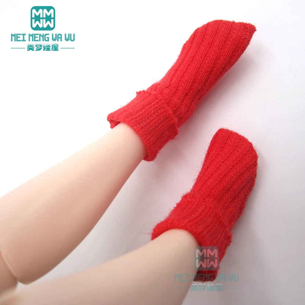 Аксессуары для Blyth модные белые кружевные чулки, кружевные носки в горошек для Blyth Azone 1/6 doll