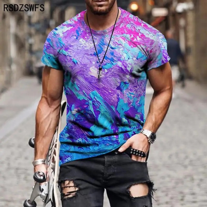 

Футболка мужская с 3D принтом, Повседневная футболка с милым котиком и животным, спортивный топ для молодых людей