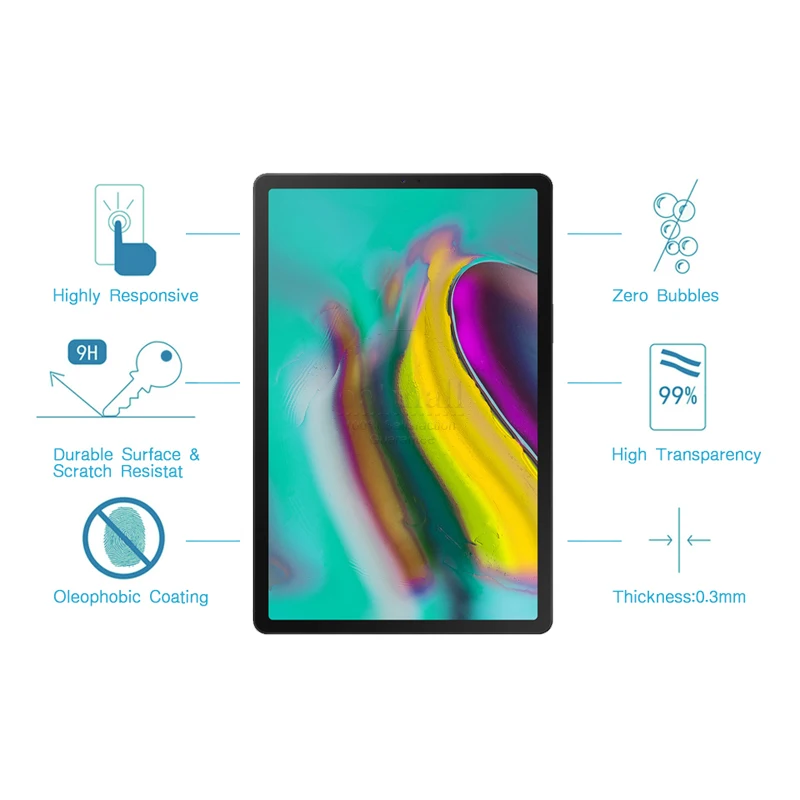 Защитная пленка из закаленного стекла 9H для Samsung Tab S5E T720 / S6 T860 10 5/S7 T870 11|Защитные