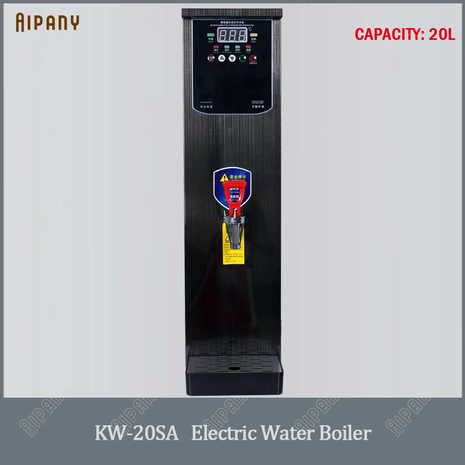 KW10SK коммерческий Электрический бойлер для воды 6L/10L/20L/30L кипячение воды машина из нержавеющей стали диспенсер для горячей воды - Цвет: KW20SA