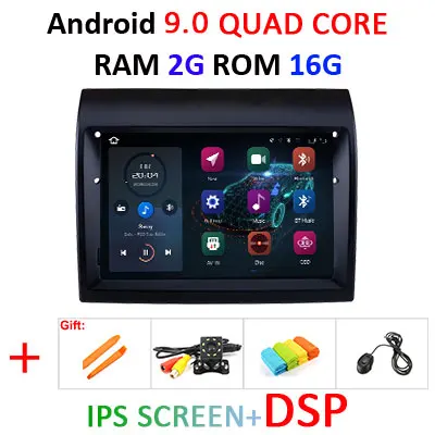 DSP ips 4G+ 64G 8 CORE Android 9,0 автомобильный dvd радио мультимедиа gps для Fiat Ducato 2008- Citroen джемпер peugeot Boxer obd2 dvr - Цвет: 2G 16G IPS DSP