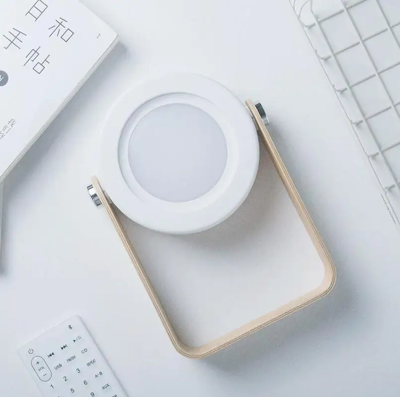 Портативный складной светодиодный Настольный светильник новый деревянный