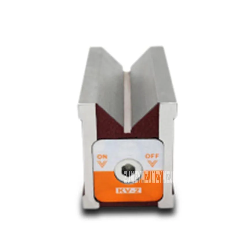 

KV-2 Magnetic Base V-shaped Magnetic Seat Magnetic Block Precision Switch Type Table Magnetic V Block Strong Magnet Fixer 12KA