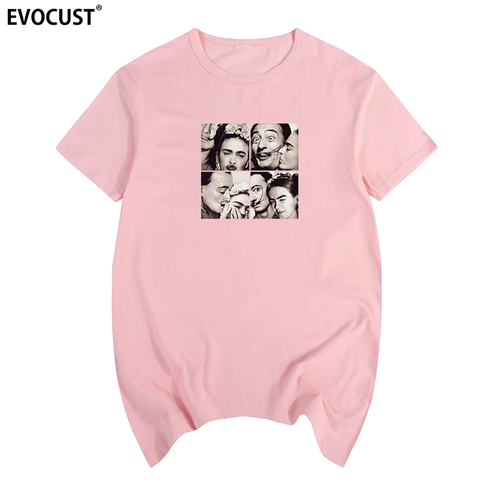 Забавная Хлопковая мужская футболка с принтом Сальвадора Дали новая Wo Men s |