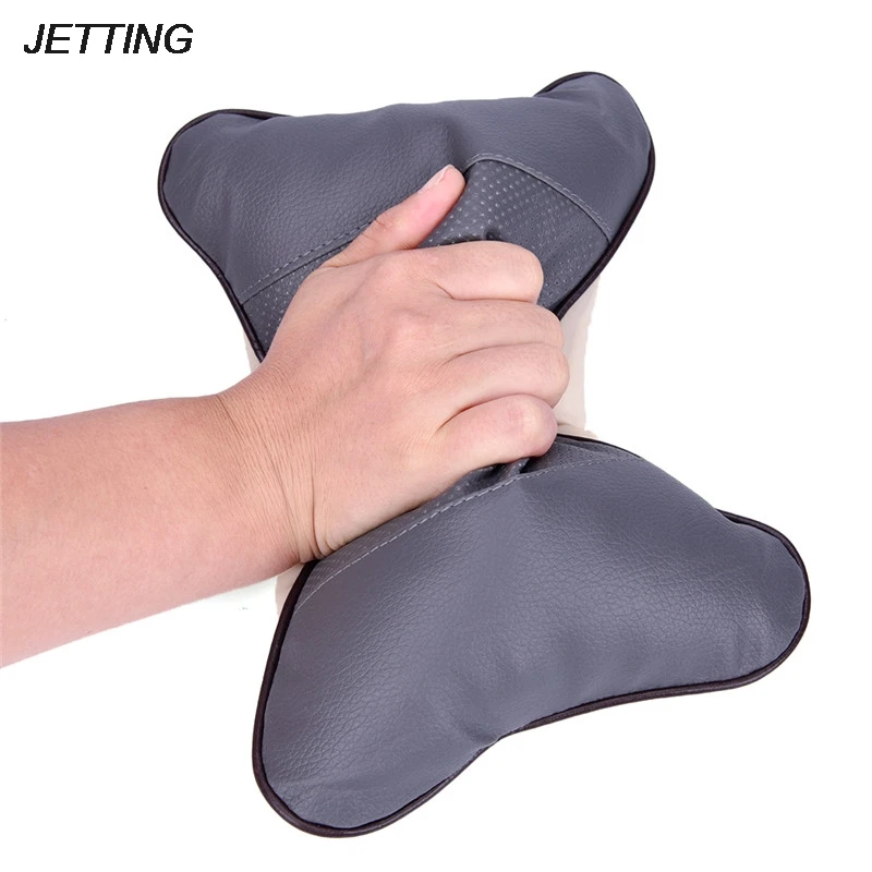 Подголовник для автомобиля из искусственной кожи автомобильные аксессуары 1 шт.