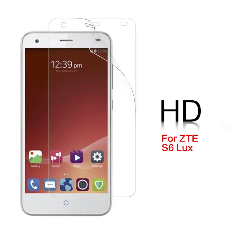 Прозрачная глянцевая пленка HD для ZTE Q801U Q802D Q802T Q805T QY2 QY3 S6 S7 Small Fresh 5 Star 1 2 S2005 S2002 Lux Plus