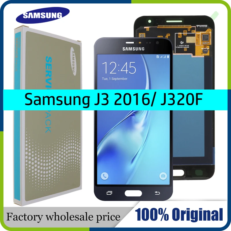 Класс AAA 5," ЖК для SAMSUNG J3 дисплей J320 J320F J320FN ЖК сенсорный экран дигитайзер для SAMSUNG Galaxy J3 дисплей