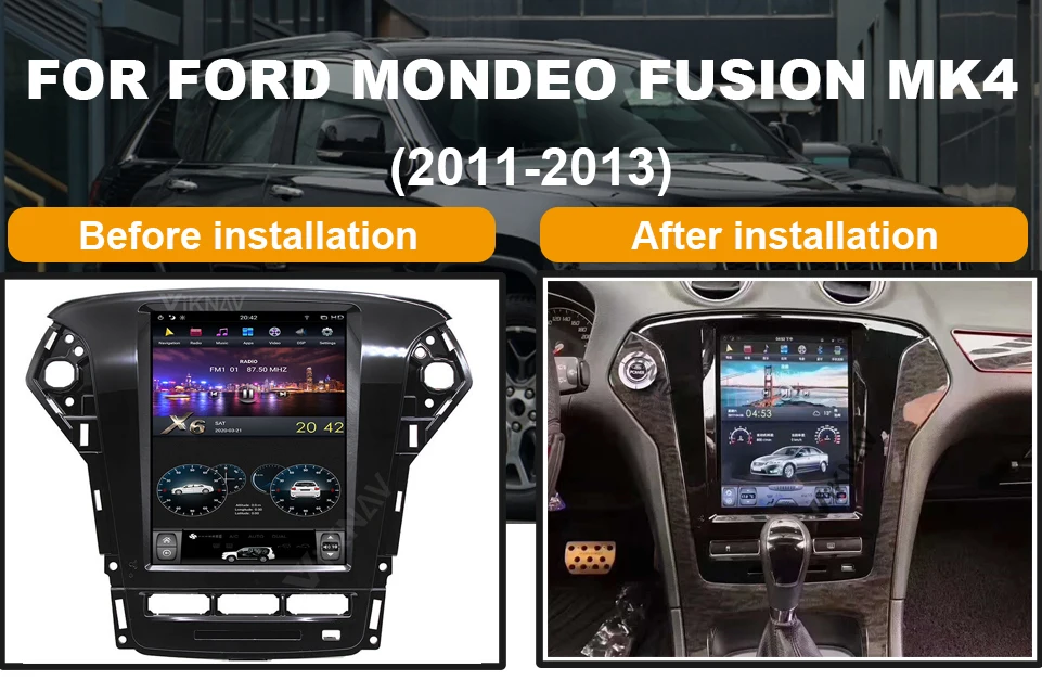 Автомагнитола для Ford Mondeo Fusion mk4 2007-2010 2011 2012 2013 Android мультимедийный плеер стерео