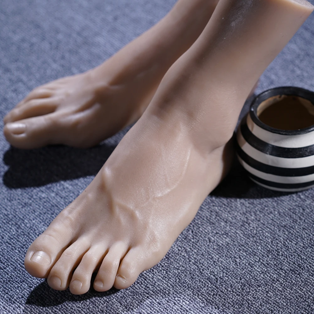 Имитация модели обуви для ног модель человеческих перевернутых шелковых чулок