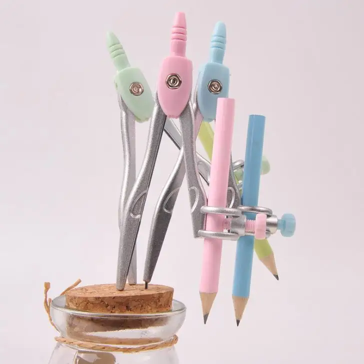 1 набор инструменты для рисования карамельных цветов математические компасы с