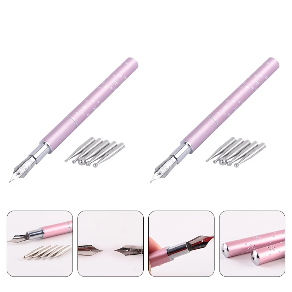

2 Sets Manicure Pens Manicure DIY Drawing Pens Nail Art DIY Painting Tools