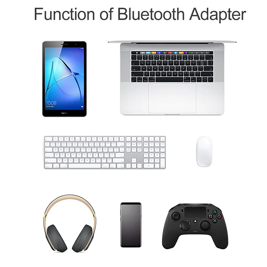 Biaze USB Bluetooth ключ адаптер 4,0 для компьютера ПК Беспроводная мышь динамик Музыка Аудио приемник APTX Bluetooth адаптер