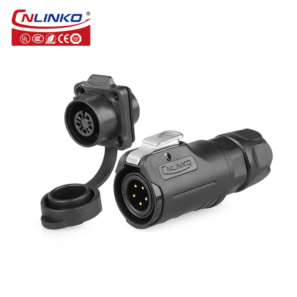 Cnlinko 2 3 4 5 6 7 8 Pin M12 водонепроницаемые промышленные разъемы кабель питания IP67