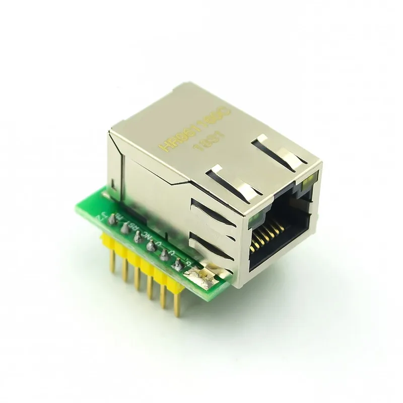 USR-ES1 W5500 Chip New SPI to LAN/ Ethernet Converter TCP/IP Mod | Электронные компоненты и принадлежности