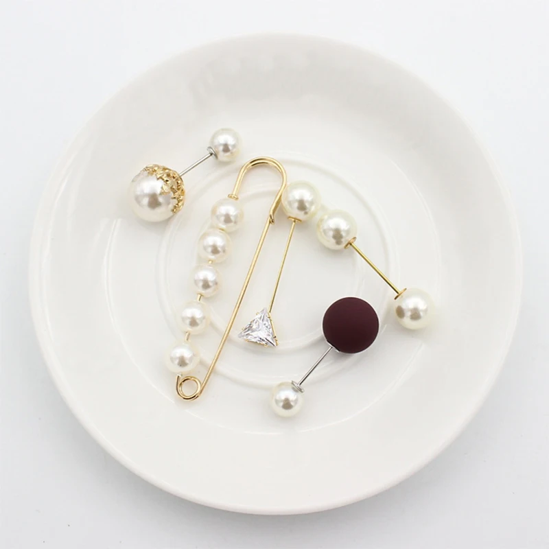 Хит продаж свадебные туфли с жемчугом брошь комплект хиджаб шпильки