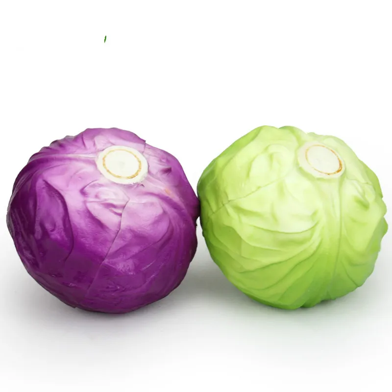 PU Simulation Green Cabbage Model Table Display Home Decorate Photography Props Plastic Artificial Vegetable Crafts | Дом и сад