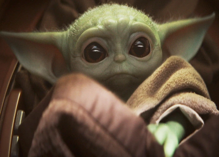 Студийный фон для фотографирования детей в стиле Disney Baby Yoda