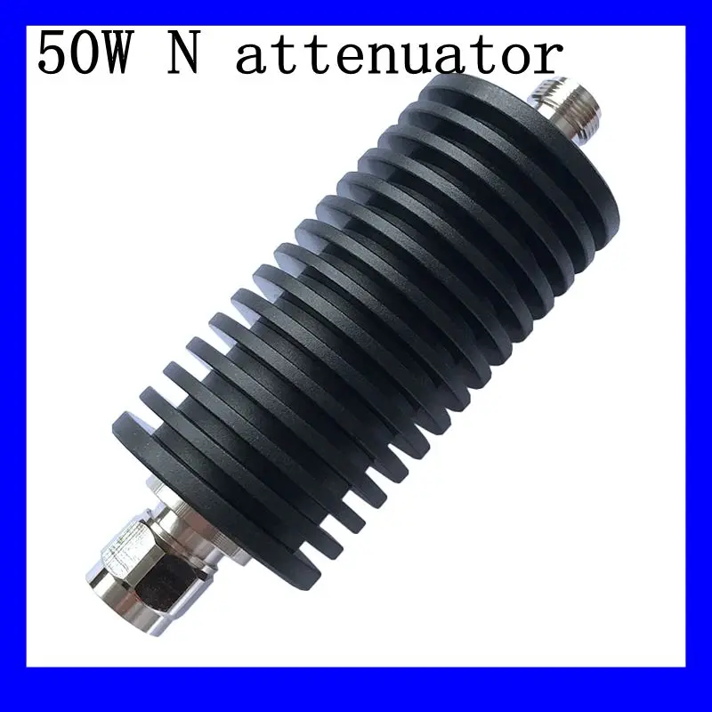 

50W N-JK RF coaxial fixed attenuator, DC-3Ghz 4GHz,50 ohm,1db,2db,3db,5db,6db,10db,15db,20db,30db,40db,50db,60db