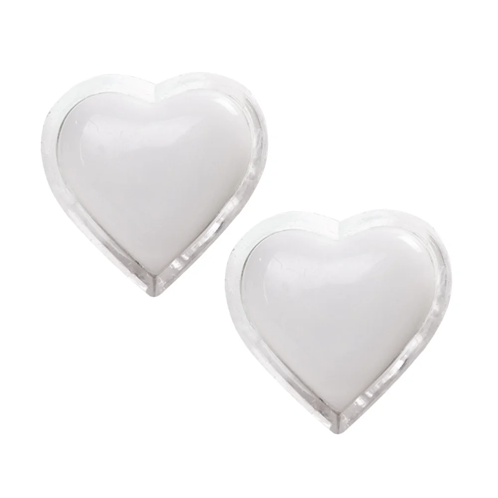 

10pcs LED Love Shape Night Light Heart Shape Wall Light Lamp Householde Decor Light for Wedding (US Plug White)