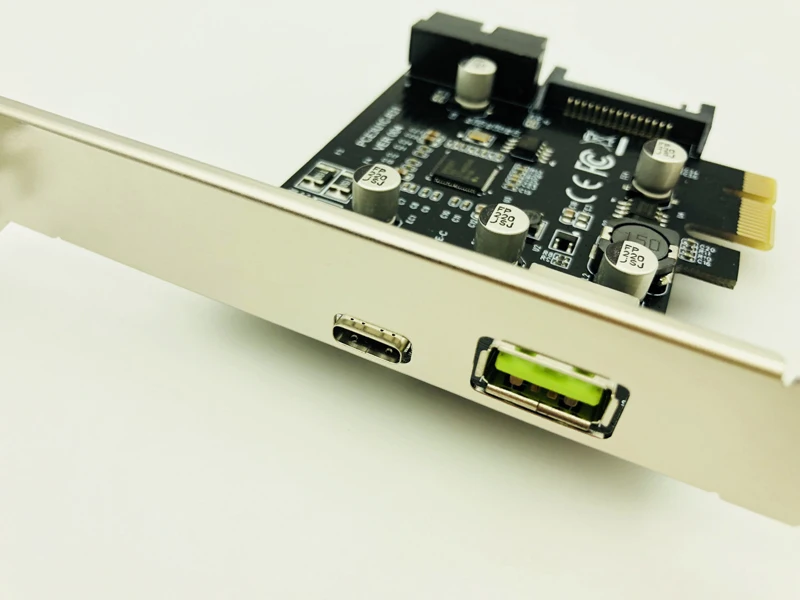 pci express pci e к usb 31 type c переходная карта pcie к