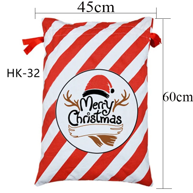44 вида рождественских мешков с Санта Клаусом большой холщовый мешок детский