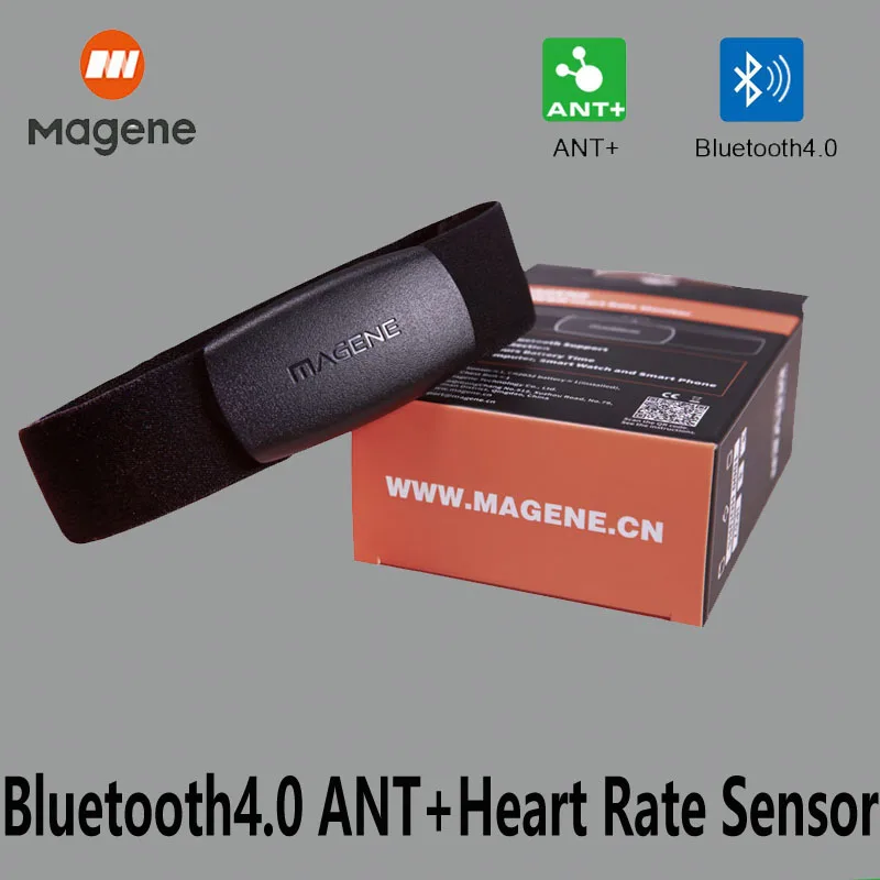Датчик сердечного ритма Magene H64 MHR10 Bluetooth 4 0 ANT совместим с GARMIN Bryton IGPSPORT | Спорт и