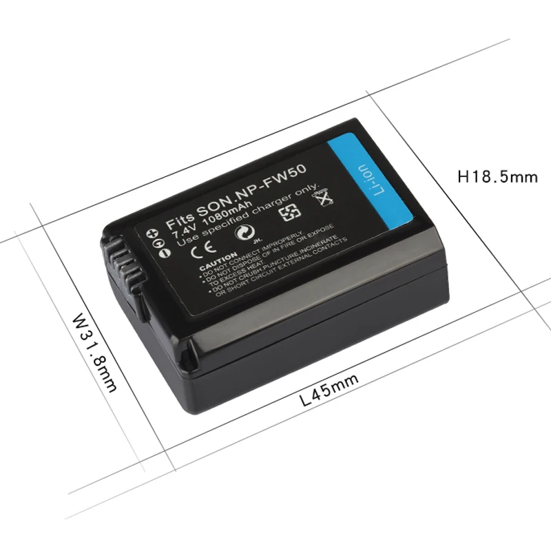 NP FW50 зарядное устройство для Sony a7m2 a7r2 S2 NPFW50 a6500 a6300 a6000 a5000 a3000 NEX 3 QX1 Battery1020mAh|Цифровые