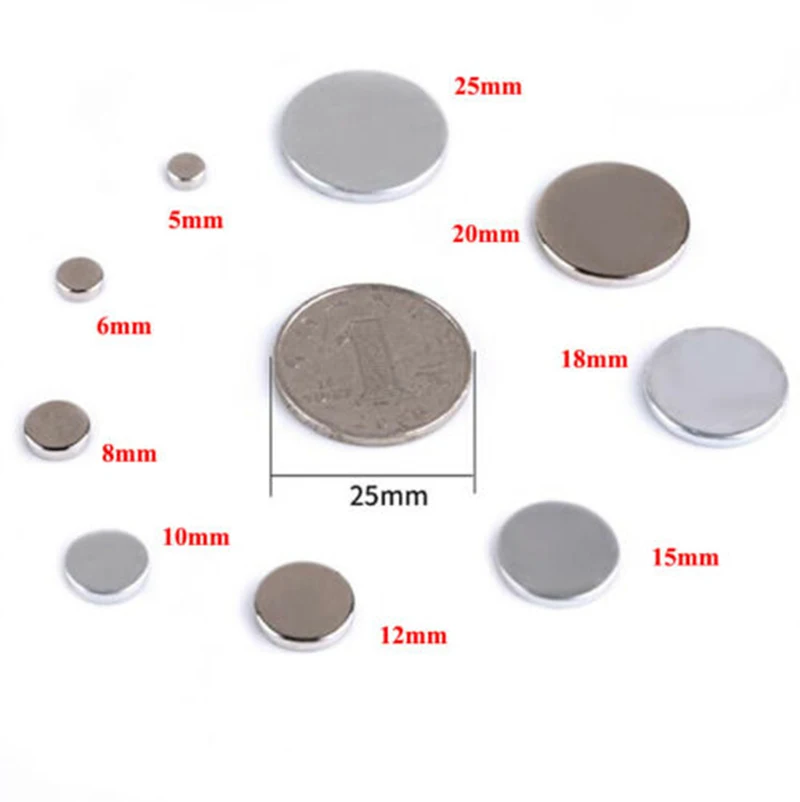 Мощный Неодимовый магнит диаметр 6 мм 1 5 2 3 4 8 N35 из редкоземельного металла NdFeB