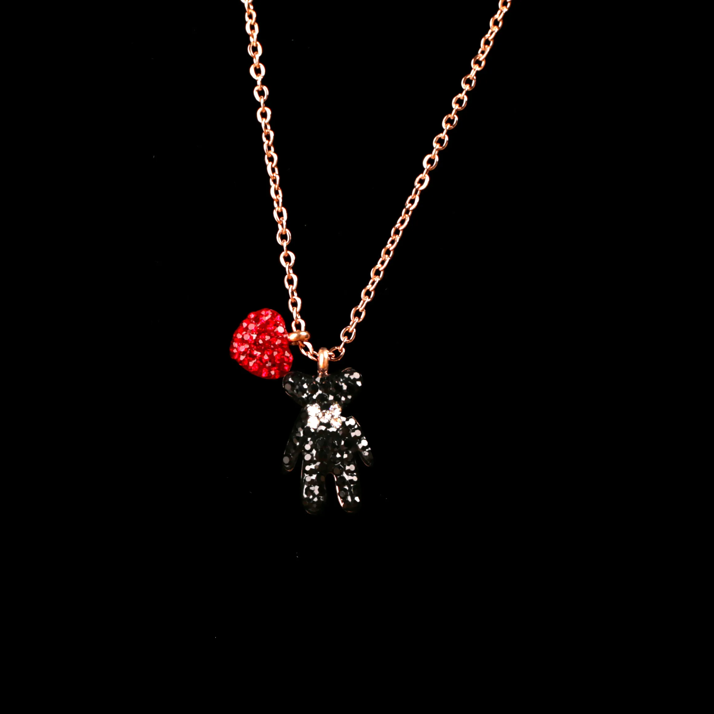 Женское колье из нержавеющей стали fengnee роскошное ожерелье с кулоном в виде