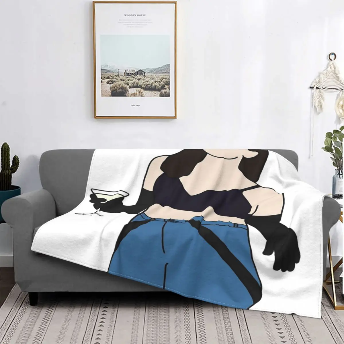 

Mei Crain-Manta a cuadros para cama, manta Kawaii, toalla de playa de lujo