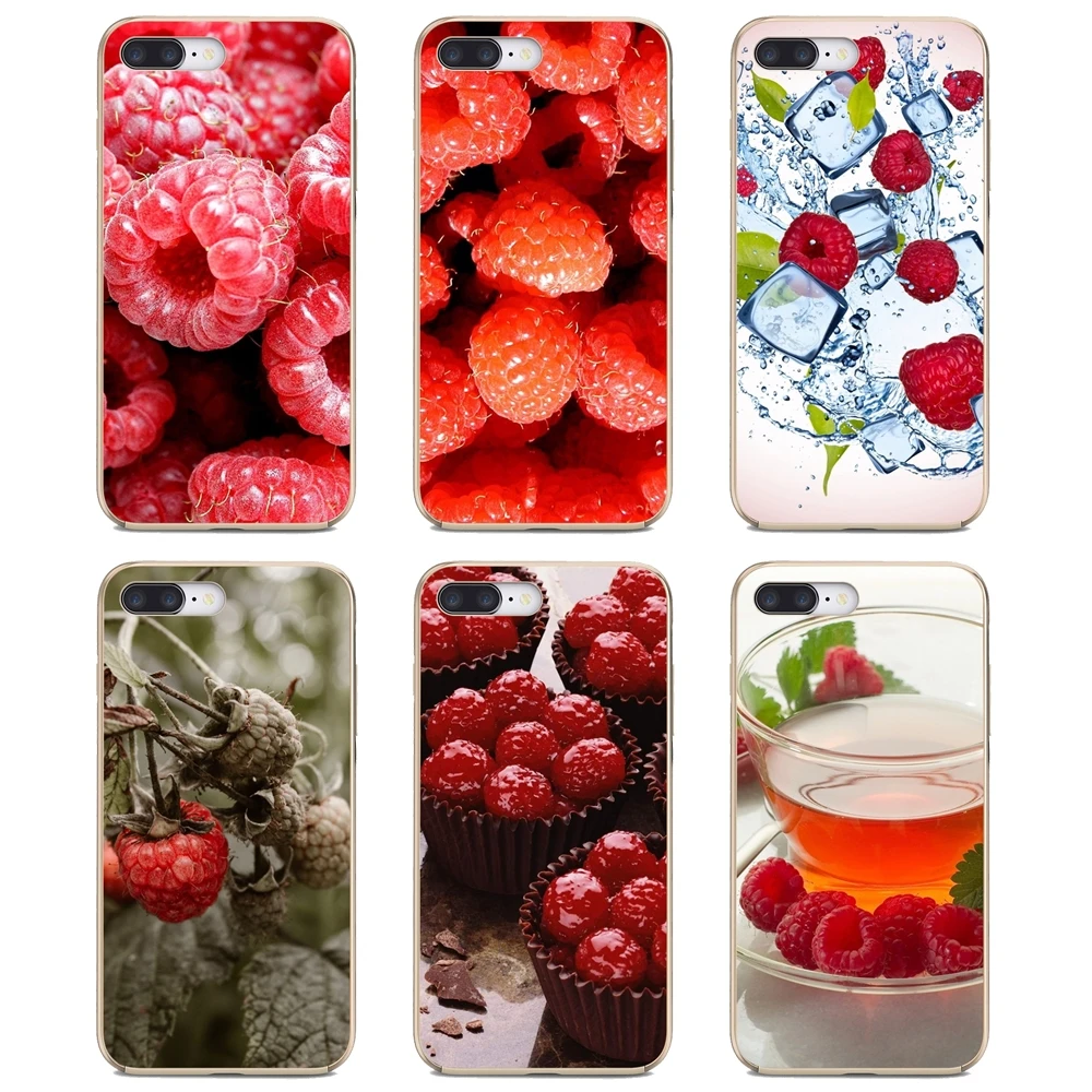 

Food-Wallpaper-Raspberry For Apple iPhone 10 11 12 Pro Mini 4S 5S SE 5C 6 6S 7 8 X XR XS Plus Max 2020 Phone Covers