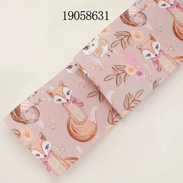 Новинка 5 ярдов корсажная/атласная лента теплопередача печатная 25 мм/38 мм/50 мм/75