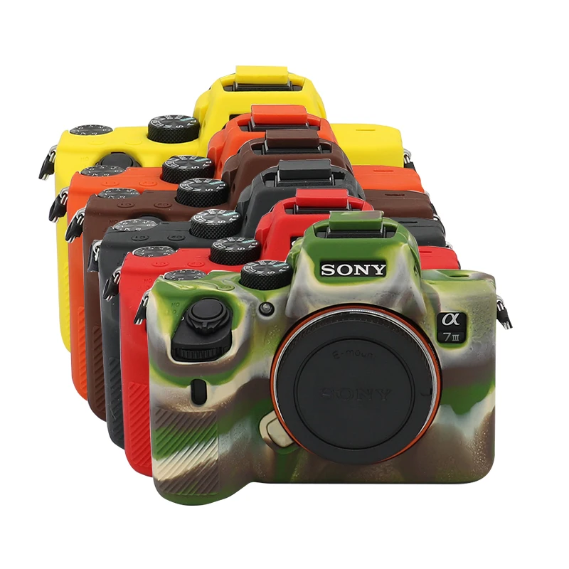 Custodia protettiva per fotocamera in morbida gomma siliconica per Sony A7 A7R A7S A7II A7RII A7SII A7M3 A7R3 custodia protettiva per fotocamera