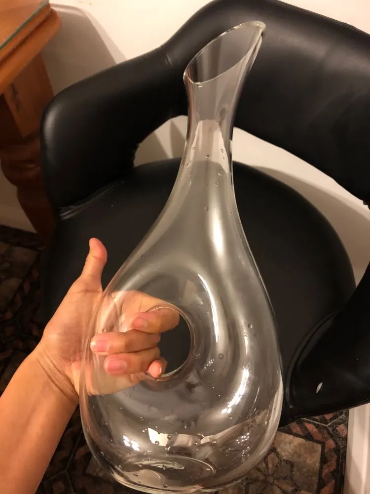 Качественный Графин для вина графин в стиле улитки красного 400 мл и 1000