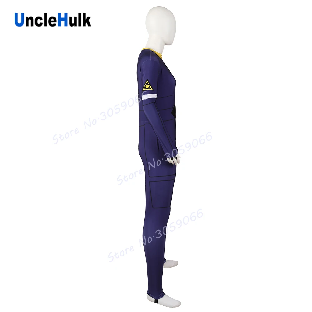 Костюм для косплея Gekisou Sentai Carranger Blue Racer | UncleHulk Тематическая одежда и униформа