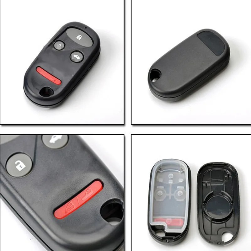 DAKATU 3 + 1 4 кнопочный ввод без ключа сменный Корпус для honda Accord Civic Pilot Remote Car key shell