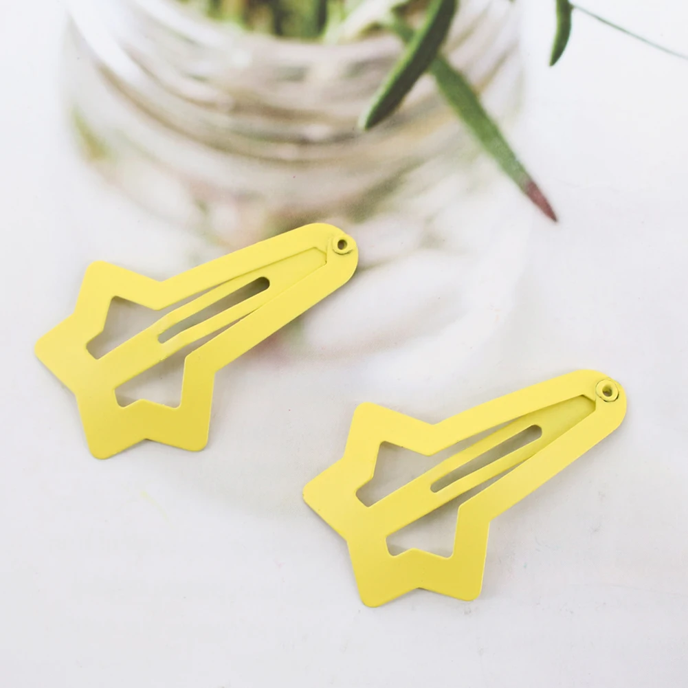 12 шт. в упаковке милые Цвет звезда заколка для волос заколки детей комплекты