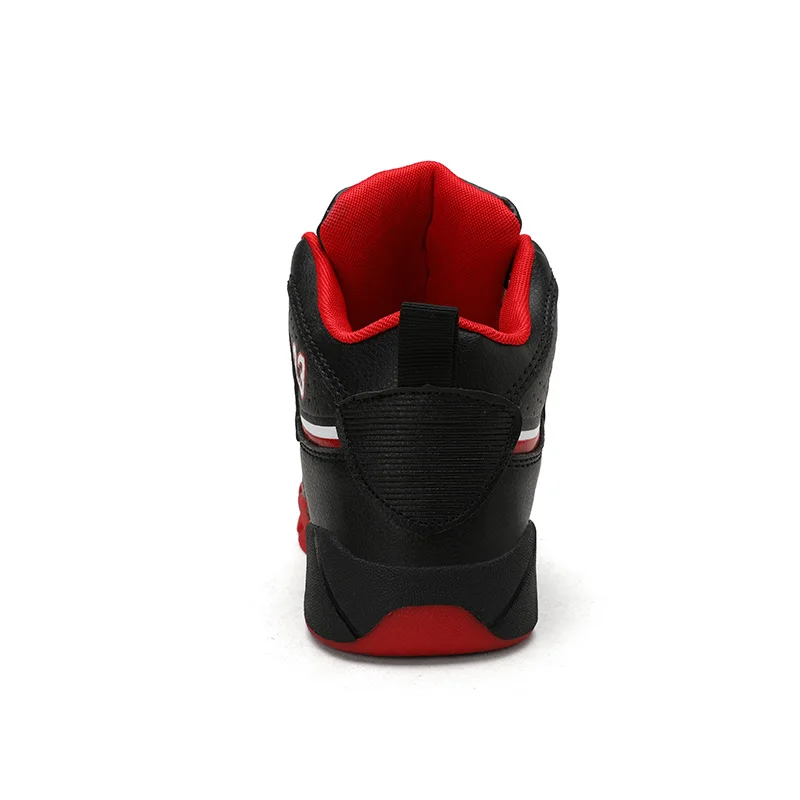 Высокие баскетбольные кроссовки для мальчиков и девочек детские кожаные