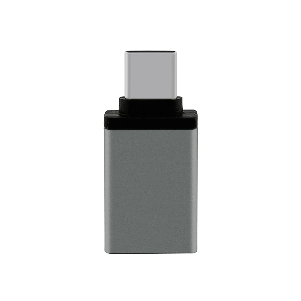 Серый CHYI type-C Мужской к USB 3,0 Женский хаб-конвертер Mini USB 3,1 сплиттер type C адаптер синий Usb3.0 хаб для Macbook компьютера - Цвет: Серый