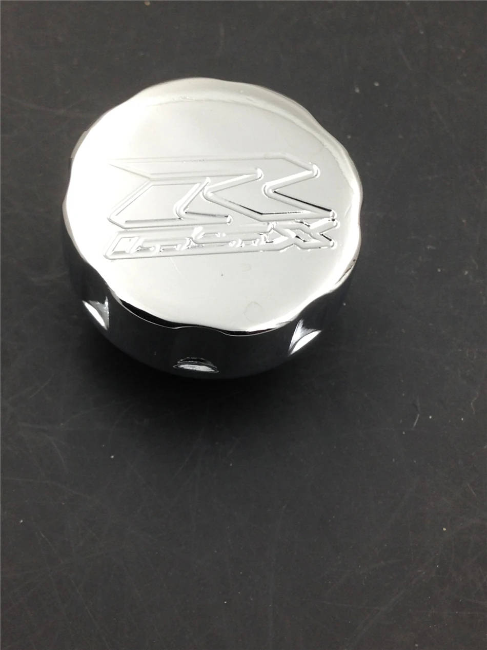 Хромированный масляный наполнитель Крышка Резервуара тормоза для Suzuki GSXR 600 750 1000