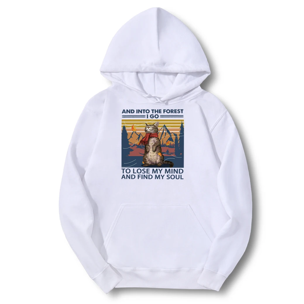 

Толстовка мужская с капюшоном, Свитшот в стиле аниме, оверсайз, в стиле хип-хоп, кавайный Кот, худи в стиле Харадзюку, на осень